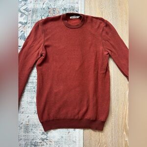 Men's Ben Sherman Rust Knit Sweater Size Large